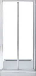 Душевая дверь в нишу Aquanet Alfa 90см NAA6422 профиль хром, стекло прозрачное