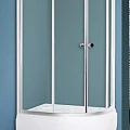 Душевой уголок Golden Frog 80x100см SRGF-040R с поддоном, профиль хром, стекло прозрачное