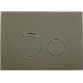 Кнопка смыва KKPol Omnes Vitrum Grande Orbis Mat 350/PPX/003-00-00 кофе матовый
