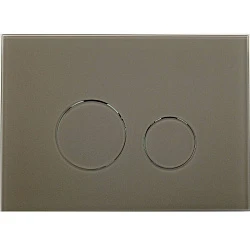 Кнопка смыва KKPol Omnes Vitrum Grande Orbis Mat 350/PPX/003-00-00 кофе матовый