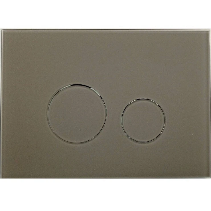 Кнопка смыва KKPol Omnes Vitrum Grande Orbis Mat 350/PPX/003-00-00 кофе матовый