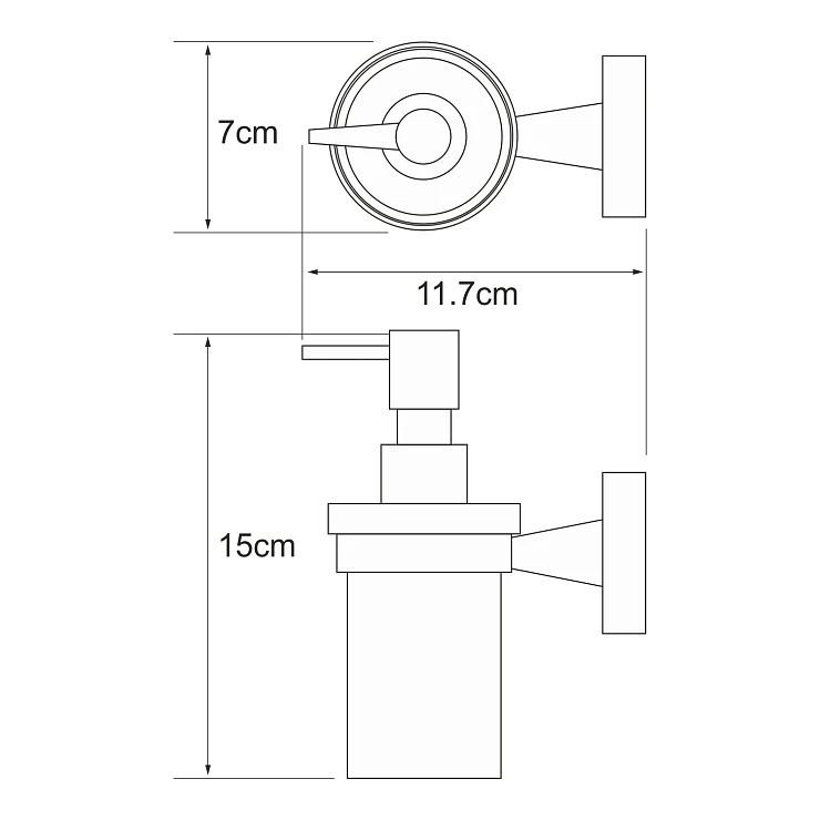 Дозатор Wasserkraft Isen K-4099 хром