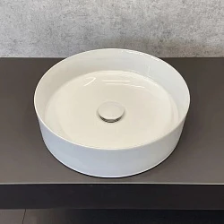 Раковина накладная Comforty 40см 9110 белая глянцевая