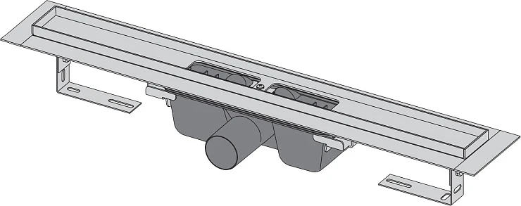 Душевой лоток AlcaPlast APZ1 750 с опорами, хром