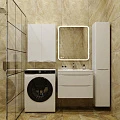 Тумба с раковиной Style Line Бергамо мини 70 антискрейч белый матовый