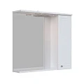 Зеркало-шкаф SanStar Июнь 70 6.1-2.4.1. с подсветкой, белый