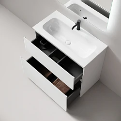 Тумба под раковину Sancos Folk Floor 90 FL90FW напольная, Bianco