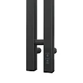 Полотенцесушитель электрический Bonna Helios 1200x60 BNP-EI2QF-dt1206Gt графит