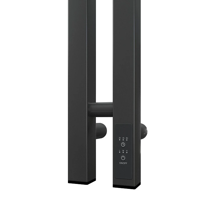 Полотенцесушитель электрический Bonna Helios 1200x60 BNP-EI2QF-dt1206Gt графит