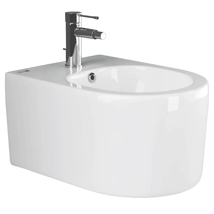 Биде подвесное Ceramica Nova Moments CN3004 белый глянец