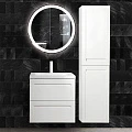 Комлпект мебели Art&Max Platino AM-Platino-1000-2C-SO-BM-Cer белый матовый