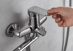 Смеситель для ванны с душем Aquatek Вега AQ1042CR хром