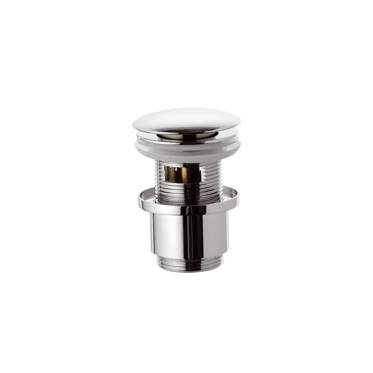 Донный клапан Remer RR 905 CC 2 с переливом, хром