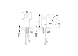 Смеситель для раковины Lemark Status LM4446C хром