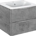 Тумба с раковиной Vincea Paola 60 бетон