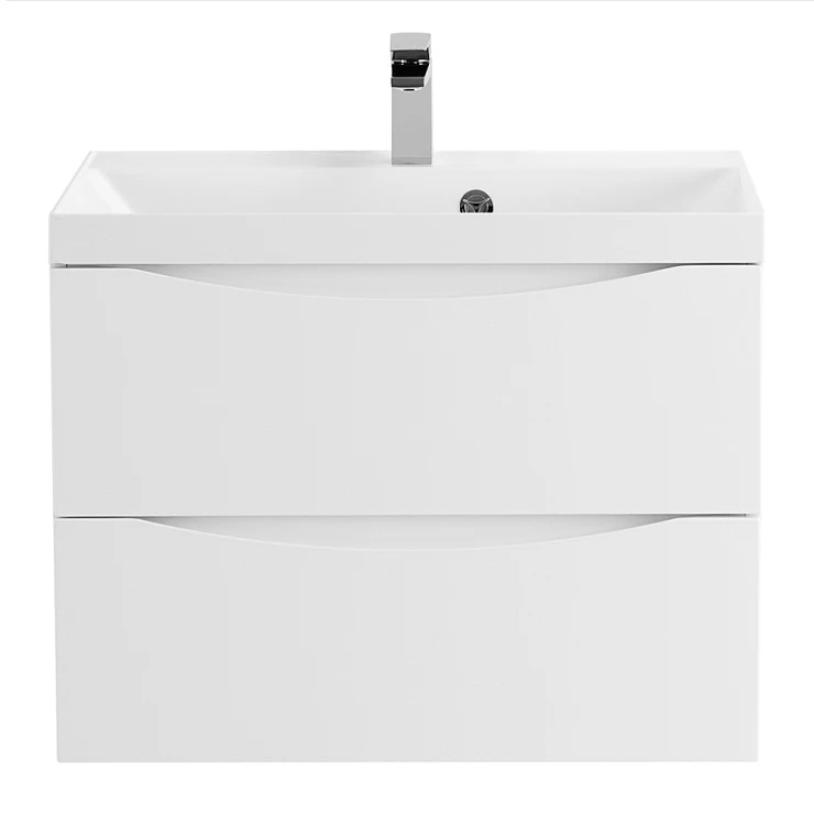 Тумба под раковину BelBagno Marino 70 MARINO-700-2C-SO-BL-P белая глянцевая