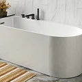Акриловая ванна Azario LUTON 170x80x58 LUT17080 L белая глянцевая