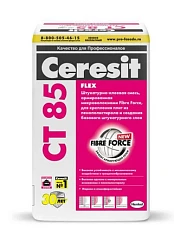 Штукатурно-клеевая смесь Ceresit СТ 85 25кг 1/48