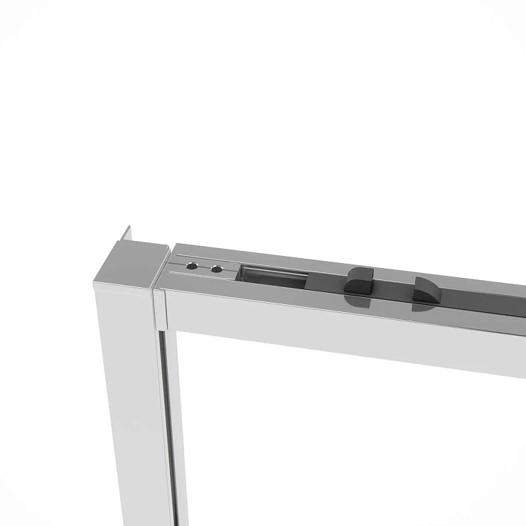 Душевая дверь в нишу Vincea Slim Soft 110см VDS-1SS110CL профиль хром, стекло прозрачное