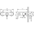 Смеситель для душа Bravat Palace F9172217CP-01-RUS хром