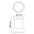 Стакан Wasserkraft Donau K-2428 хром