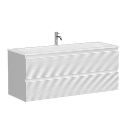 Тумба под раковину Sancos Folk 120 FL120W белая матовая