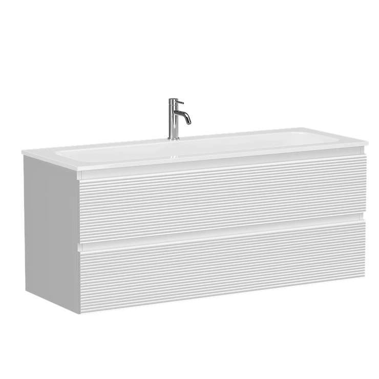 Тумба под раковину Sancos Folk 120 FL120W белая матовая