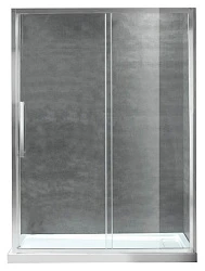 Душевая дверь в нишу Cezares 130см LUX-SOFT-W-BF-1-130-C-Cr-IV профиль хром, стекло прозрачное
