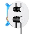 Смеситель для ванны с душем Aquatek Европа AQ1346CR с внутренней частью, хром
