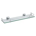 Полка Fixsen Kvadro FX-61303B с ограничителем, хром
