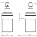 Дозатор Aquanet 4581 хром