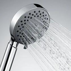 Душевая лейка Wasserkraft A032 пластик, хром