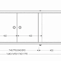 Экран Aquanet Kupe 164см 00273300 белый