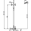 Душевая стойка Timo Nelson SX-1290/00 хром