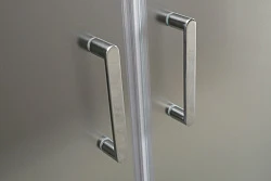 Душевая дверь в нишу BelBagno 200см UNIQUE-BF-2-170/200-C-Cr профиль хром, стекло прозрачное