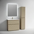 Тумба под раковину Sancos Folk Floor 90 FL90FCP напольная, капучино