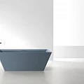 Ванна из искусственного камня ABBER Berlin 170x75 AM9912G серая матовая