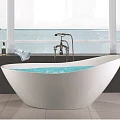 Акриловая ванна ESBANO London 180x80 ESVALONDW белая глянцевая