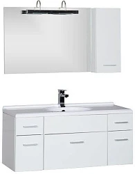 Мебель для ванной Aquanet Данте 110 L белый 1 навесной шкафчик
