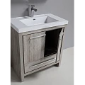 Мебель для ванной Black & White Country 80 SK-080 дуб серебристый