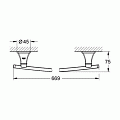 Полотенцедержатель Grohe Grandera 40629000 хром