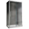 Душевой уголок ABBER Schwarzer Diamant 120х85см AG30120MH-S85M профиль хром, стекло матовое