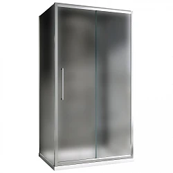 Душевой уголок ABBER Schwarzer Diamant 120х85см AG30120MH-S85M профиль хром, стекло матовое