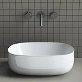 Раковина накладная Ceramica Nova Element CN6018 белая глянцевая