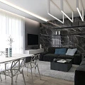 Керамогранит Global Tile Arcadia 120x60 GT1206010909HPR темно-серый