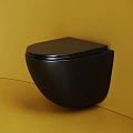 Унитаз подвесной Ceramica Nova Vogue CN4008TMB черный матовый