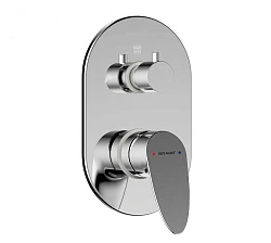 Смеситель встраиваемый для душа Bravat Drop P69190C-RUS хром