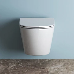 Комплект инсталляции Aquanika Basic с унитазом BelBagno Uno и кнопкой черной матовой