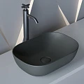 Раковина накладная Ceramica Nova Element 45 CN6009MDH антрацит матовый