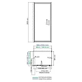 Душевой уголок Wasserkraft Salm100x100см 27I19 профиль хром, стекло прозрачное